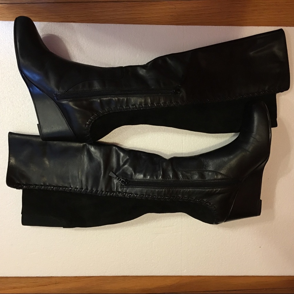 Rachel Roy wedge boots